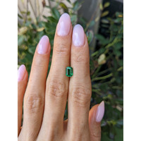 0.97 Ct. Emerald from Zambia Life Style
