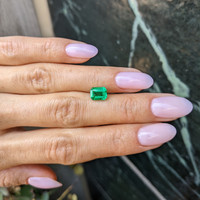 1.57 Ct. Emerald from Zambia Life Style