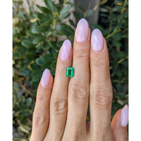 1.57 Ct. Emerald from Zambia Life Style