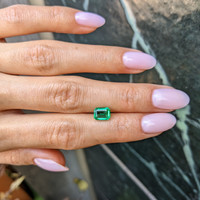 1.35 Ct. Emerald from Zambia Life Style