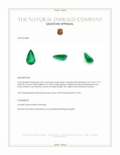 2.85 Ct. Emerald from Zambia Appraisal