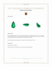 2.85 Ct. Emerald from Zambia Appraisal