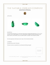 2.10 Ct. Emerald from Zambia Appraisal