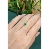 0.39 Ct. Emerald from Colombia Life Style