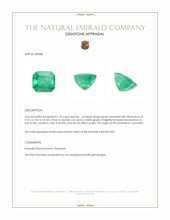 1.70 Ct. Emerald from Colombia Appraisal