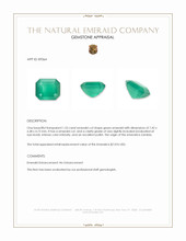 1.53 Ct. Emerald from Zambia Appraisal