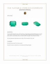 1.86 Ct. Emerald from Zambia Appraisal