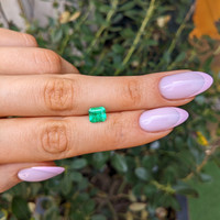 1.30 Ct. Emerald from Colombia Life Style