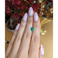1.12 Ct. Emerald from Colombia Life Style