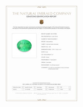 4.85 Ct. Emerald from Colombia Scan Report