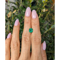 1.49 Ct. Emerald from Colombia Life Style