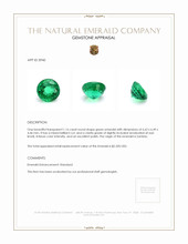 1.16 Ct. Emerald from Zambia Appraisal