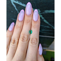 0.74 Ct. Emerald from Zambia Life Style