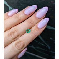 0.74 Ct. Emerald from Zambia Life Style