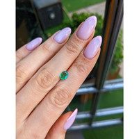 0.74 Ct. Emerald from Zambia Life Style