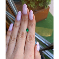 0.68 Ct. Emerald from Zambia Life Style