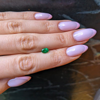 0.63 Ct. Emerald from Zambia Life Style
