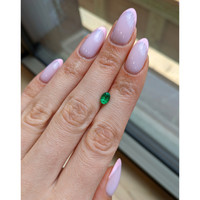 0.63 Ct. Emerald from Zambia Life Style