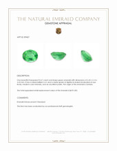0.67 Ct. Emerald from Zambia Appraisal