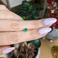 0.52 Ct. Emerald from Zambia Life Style