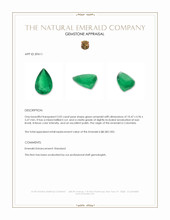 2.02 Ct. Emerald from Colombia Appraisal