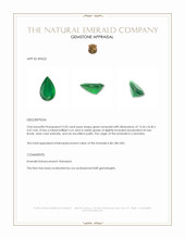 3.20 Ct. Emerald from Colombia Appraisal