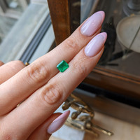 1.16 Ct. Emerald from Colombia Life Style