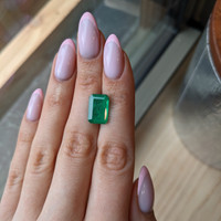 5.58 Ct. Emerald from Colombia Life Style