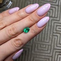 1.72 Ct. Emerald from Colombia Life Style