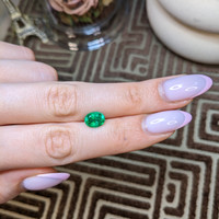 1.72 Ct. Emerald from Colombia Life Style
