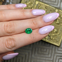 1.34 Ct. Emerald from Colombia Life Style