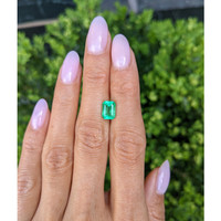 1.81 Ct. Emerald from Colombia Life Style