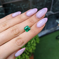 2.64 Ct. Emerald from Zambia Life Style