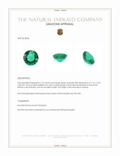 1.32 Ct. Emerald from Zambia Appraisal