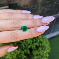 3.34 Ct. Emerald from Zambia Life Style