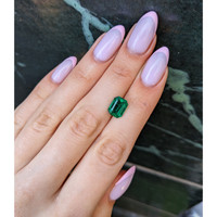 2.88 Ct. Emerald from Zambia Life Style
