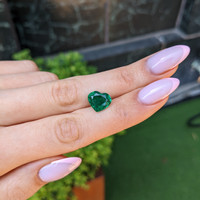 3.69 Ct. Emerald from Zambia Life Style
