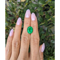 6.15 Ct. Emerald from Ethiopia Life Style