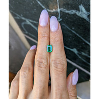 1.54 Ct. Emerald from Zambia Life Style