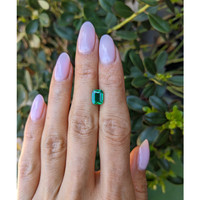 1.54 Ct. Emerald from Zambia Life Style