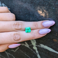 2.82 Ct. Emerald from Colombia Life Style