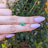 1.56 Ct. Emerald from Colombia Life Style