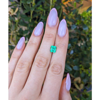 1.56 Ct. Emerald from Colombia Life Style