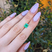 1.56 Ct. Emerald from Colombia Life Style