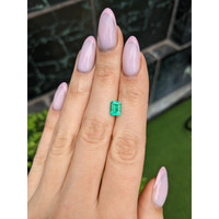 1.06 Ct. Emerald from Colombia Life Style