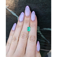1.61 Ct. Emerald from Colombia Life Style