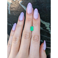 1.32 Ct. Emerald from Colombia Life Style
