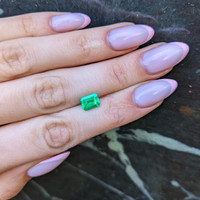 1.32 Ct. Emerald from Colombia Life Style