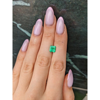 1.51 Ct. Emerald from Colombia Life Style