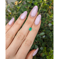 0.57 Ct. Emerald from Colombia Life Style